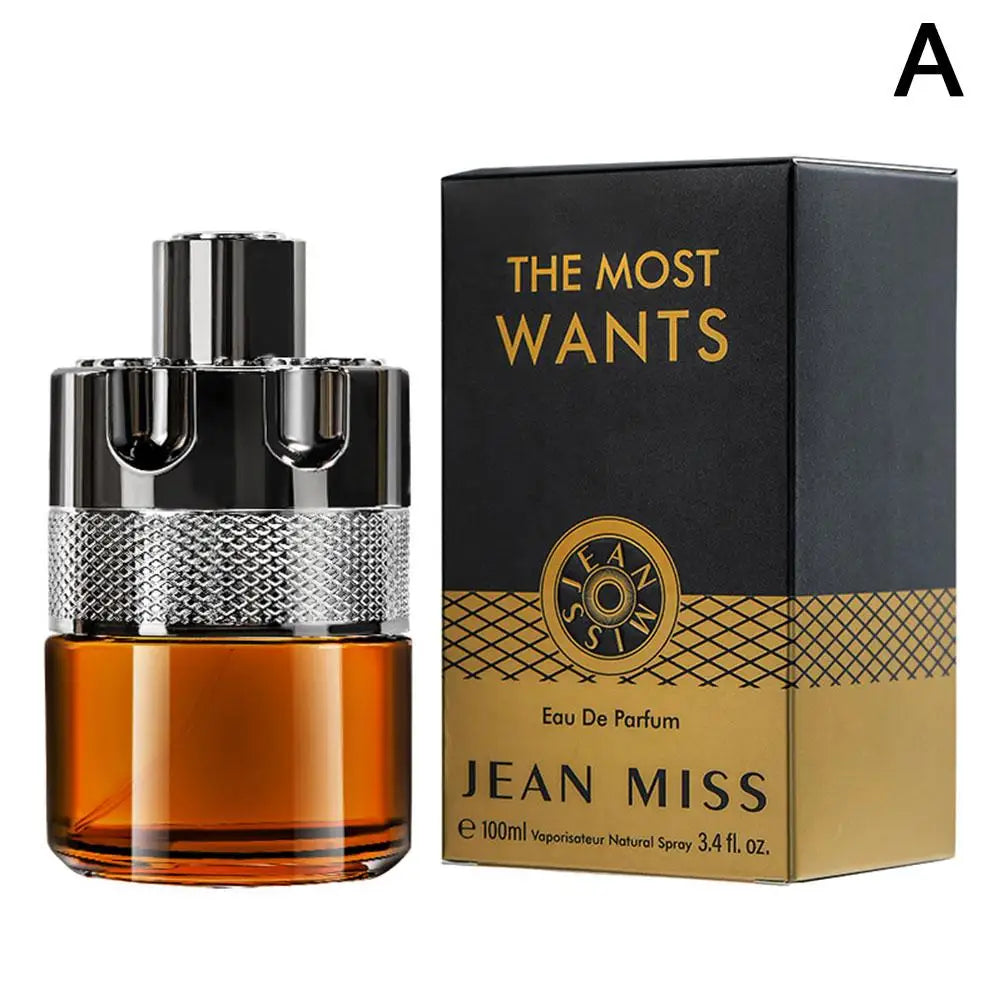 Men's Cologne Strong Fragrance Perfume Wooden Amber Perfume Charming Scent Long Lasting Men's Perfume