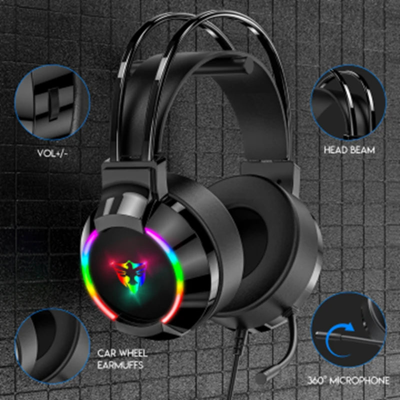 Xiaomi Wired Gaming Headphones Game Headset Noise Cancelling Earphone with Microphone Volume Control for PS4 Play Station NEW