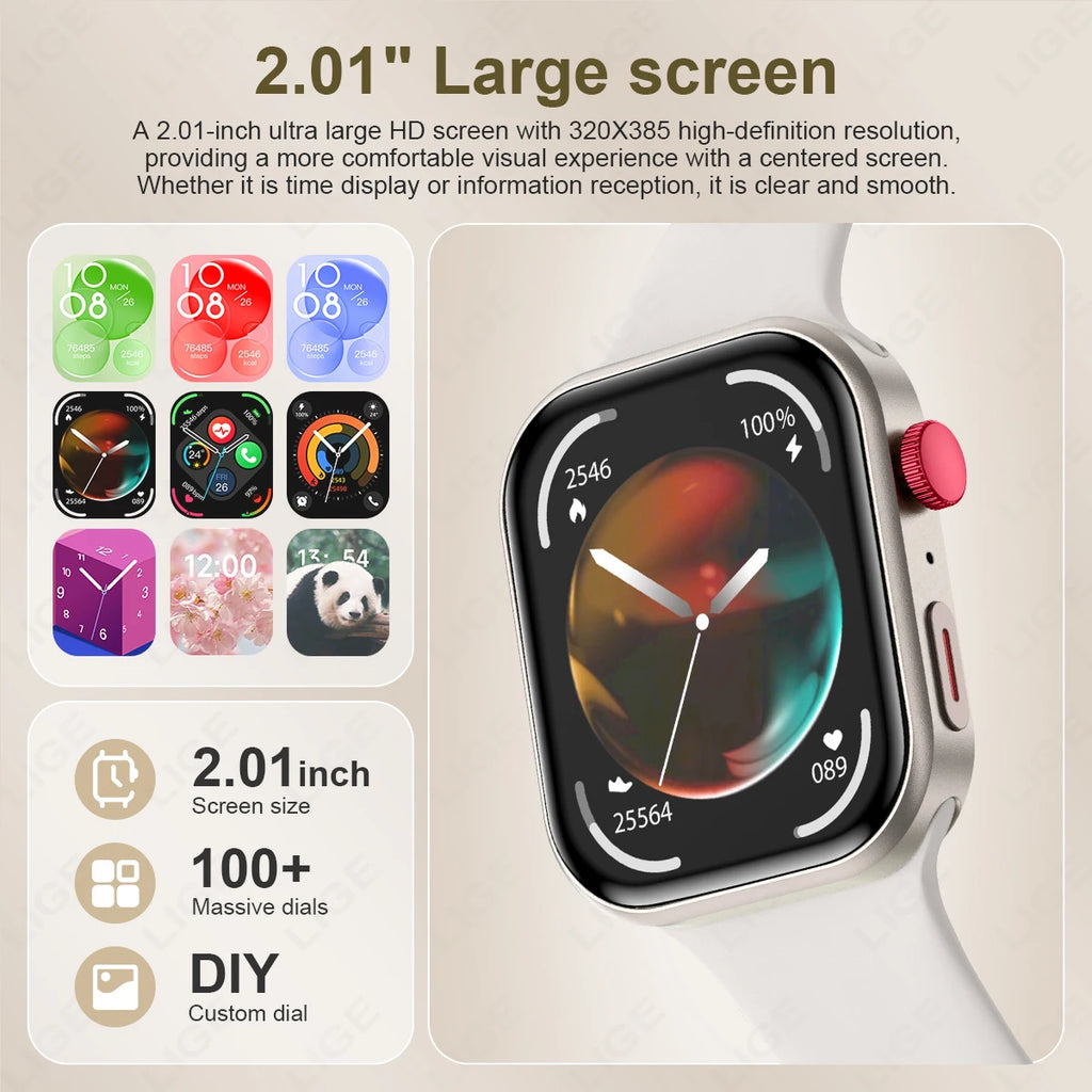 2025 New For HUAWEI FIT 3 2.01" HD Screen Smart Watch Women Men Watches Bluetooth Call Smartwatch Watch 9 Sports Fitness Tracker