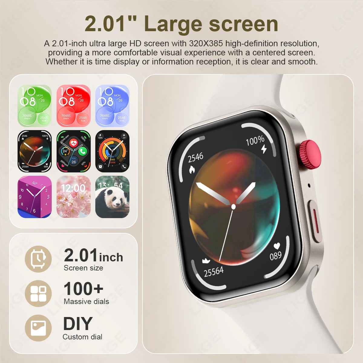 2025 New For HUAWEI FIT 3 2.01" HD Screen Smart Watch Women Men Watches Bluetooth Call Smartwatch Watch 9 Sports Fitness Tracker