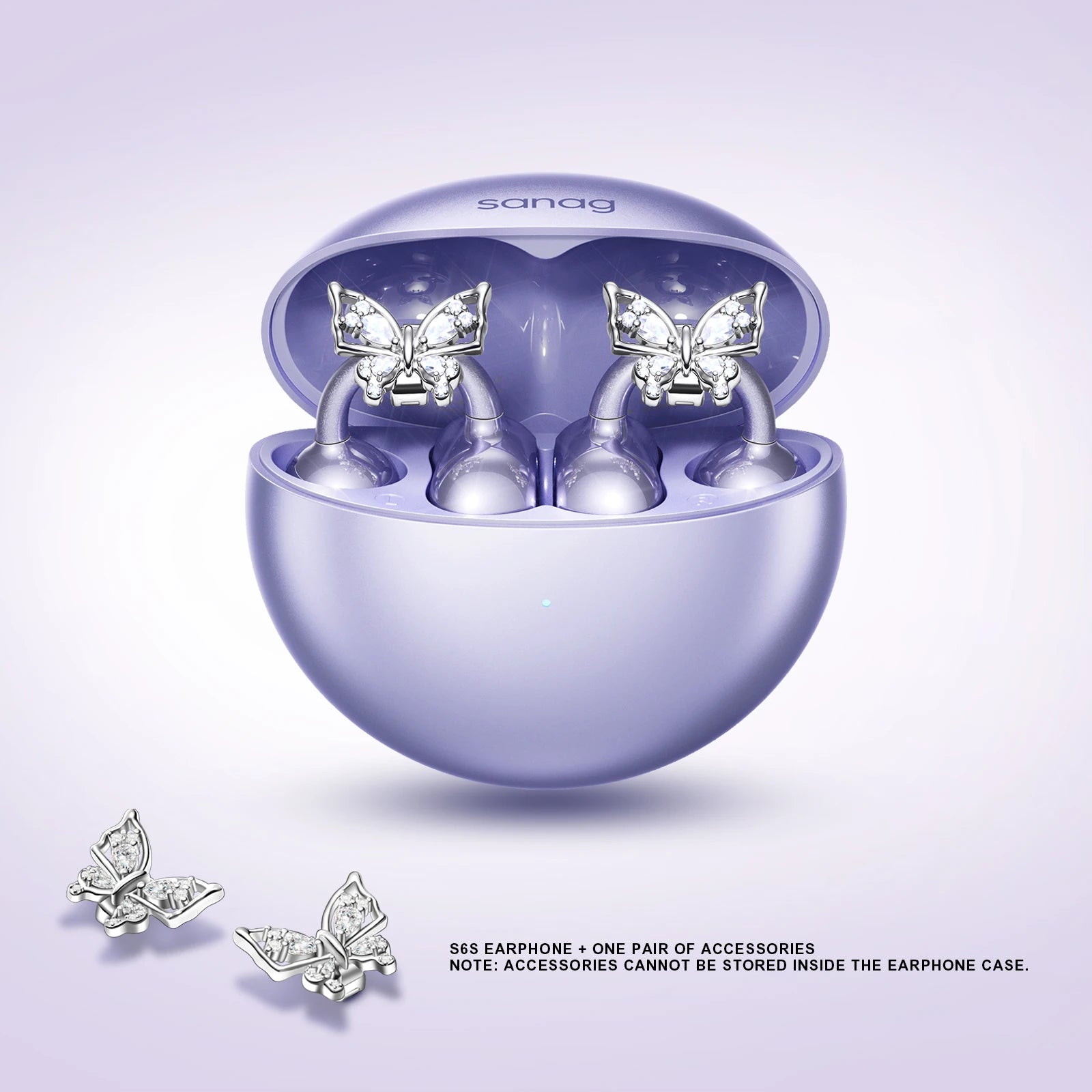 Sanag S6S Free Open Ear Clip on Earphones 3D Sound Bluetooth Headphones OWS Sport Wireless Headset Touch Control APP EQ Setting