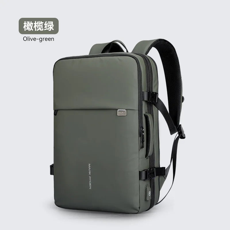 Mark Ryden 17 Inch Laptop Man Backpack  USB Charging Multi-layer Space Travel Bag Business Male Anti-Theft Mochila