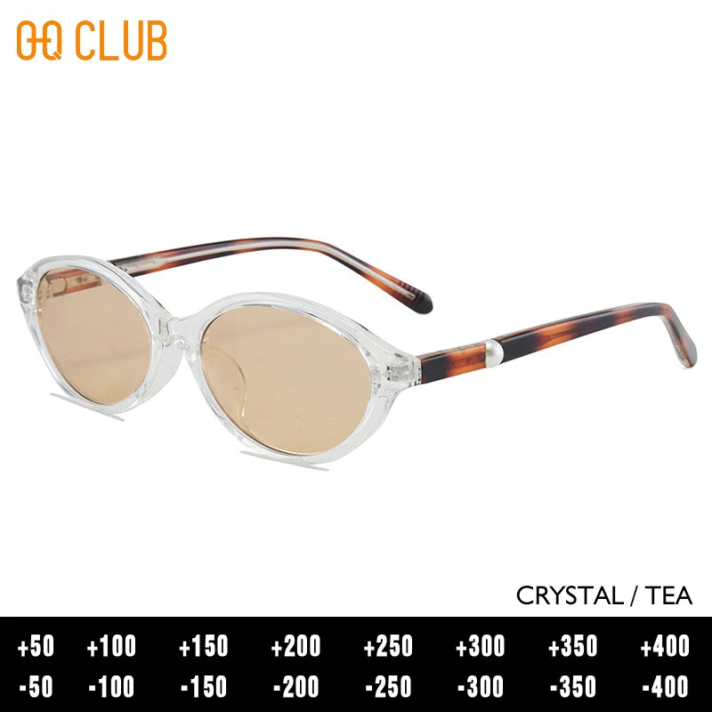 O-Q CLUB Eyepieces Women's Sunglasses Luxury Woman Eye Glasses for Women Sunglass New in Woman Accesories Men Eyeglasses Lunette