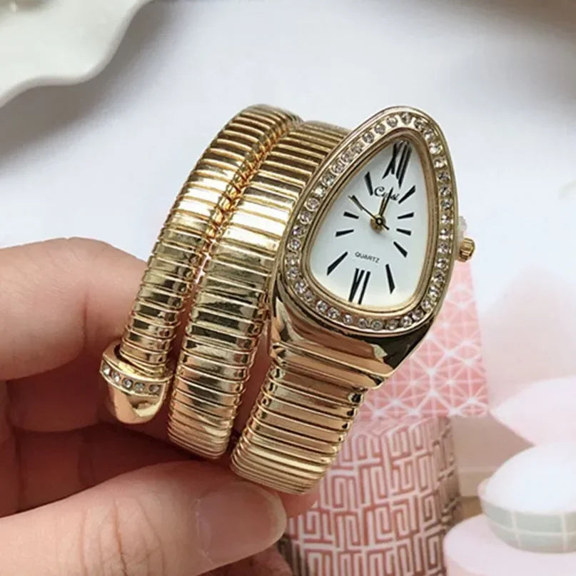 High-quality Luxury Women Quartz Watch Bracelet Stainless Steel Gold Ladies Watches Clock Fashion Ladies Wristwatch Only Watch