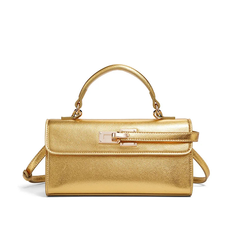 Luxury Brand Women Lock Bag Popular Retro Fashion Shoulder Bag Simple Versatile Crossbody Bag High Quality Square Bag Handbag