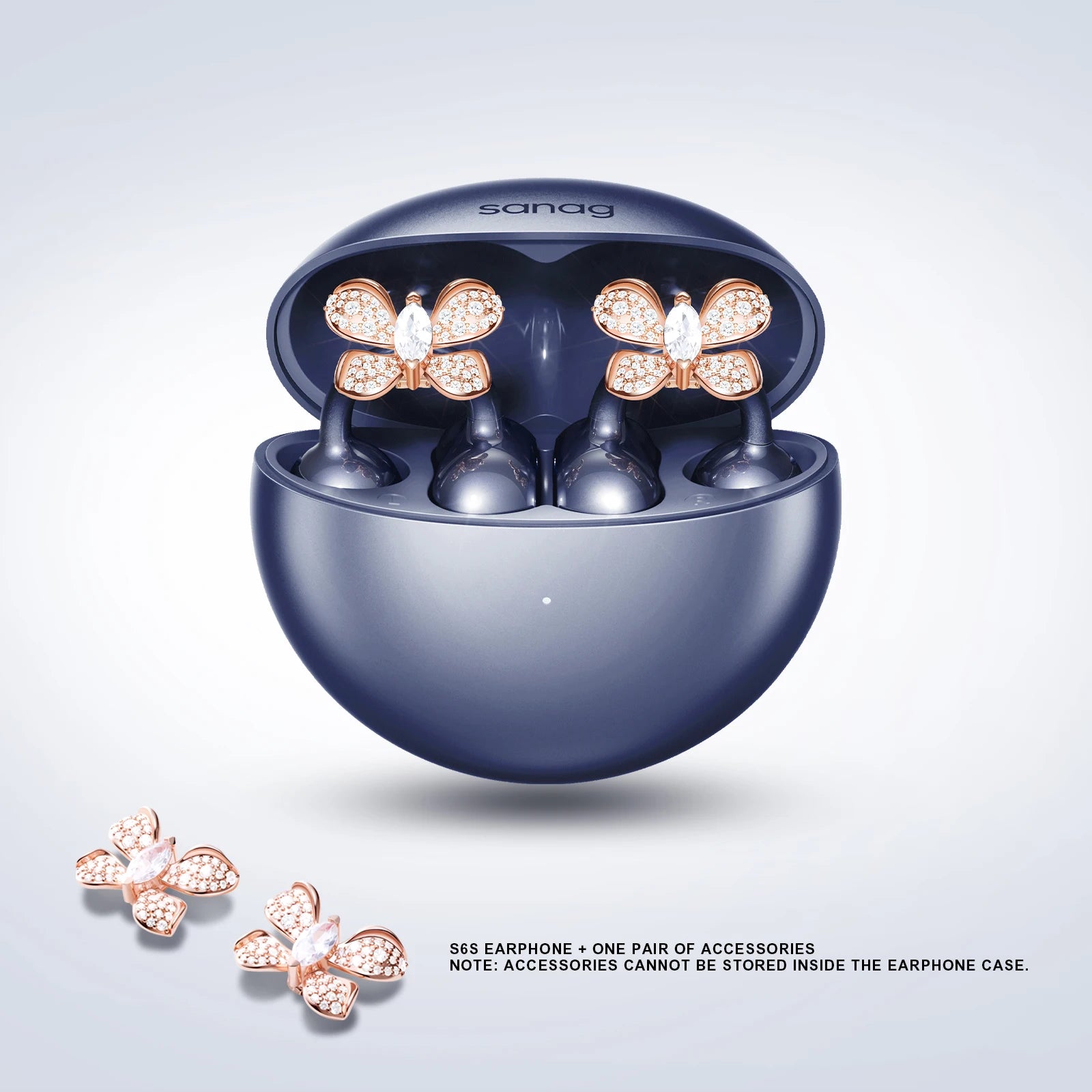 Sanag S6S Free Open Ear Clip on Earphones 3D Sound Bluetooth Headphones OWS Sport Wireless Headset Touch Control APP EQ Setting