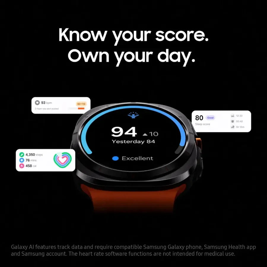 Samsung Galaxy Watch Ultra,Super AMOLED,1.5 inches,Exynos W1000 (3 nm),590 mAh,LTE Version,SmartWatch