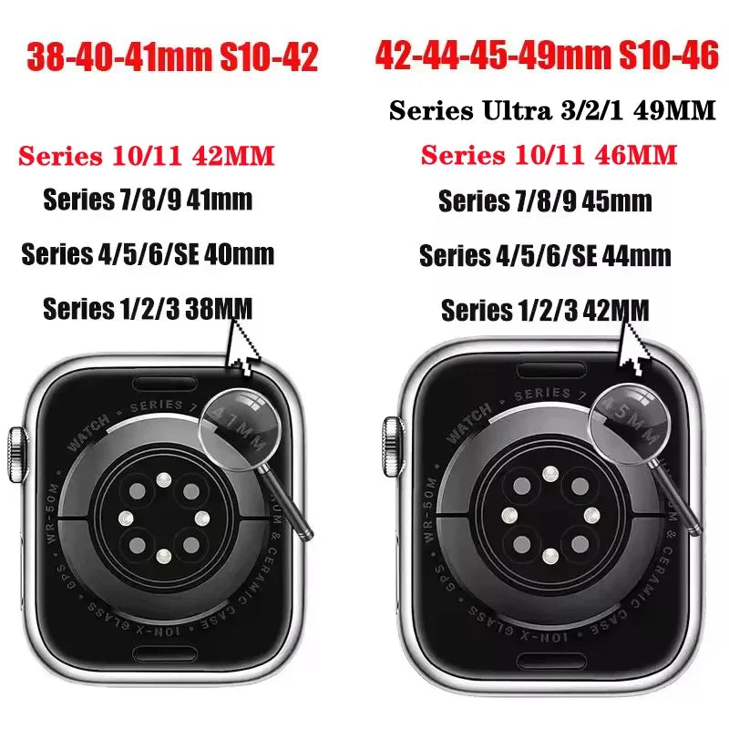 Silicone Band For Apple Watch strap 46mm 44mm 45mm 40mm 41mm 42-38mm 49mm sport bracelet iwatch series 11 10 9 8 7 6 5 SE Ultra3