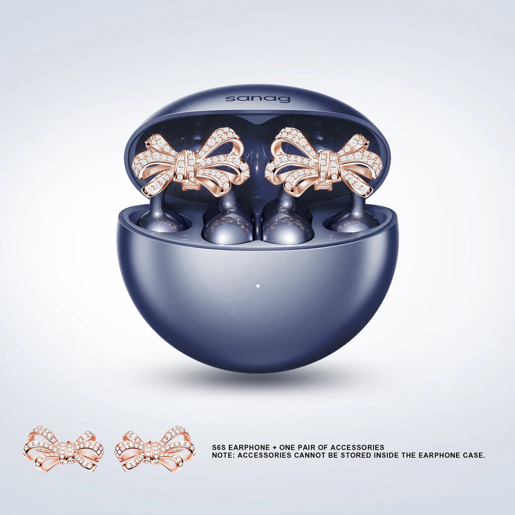 Sanag S6S Free Open Ear Clip on Earphones 3D Sound Bluetooth Headphones OWS Sport Wireless Headset Touch Control APP EQ Setting