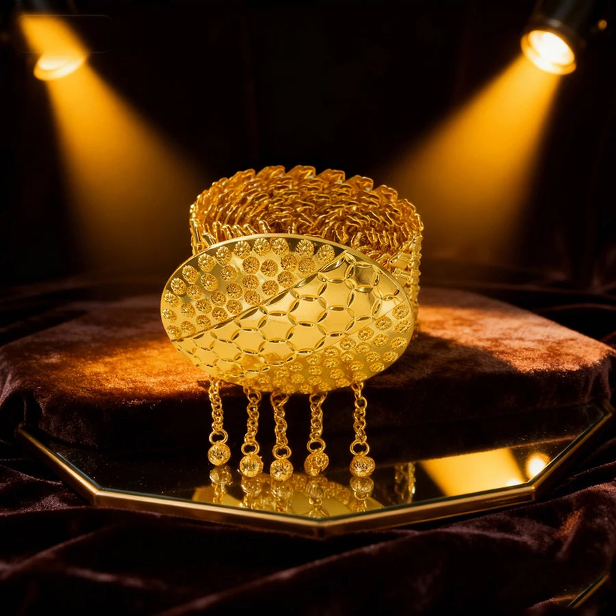 Gold Plated Turkish Soft Metal Belt Ethnic Caftan Wedding Sash Bridal Waist Chain Festival Outfit Accessory for Women