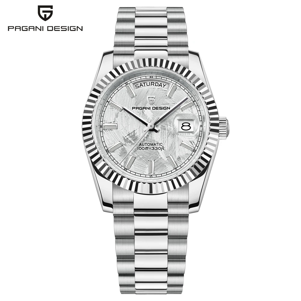 PAGANI DESIGN 2025 New Men's Watches Mechanical Top brand Luxury Automatic Watch For Men AR Sapphire glass Calendar Wrist watch