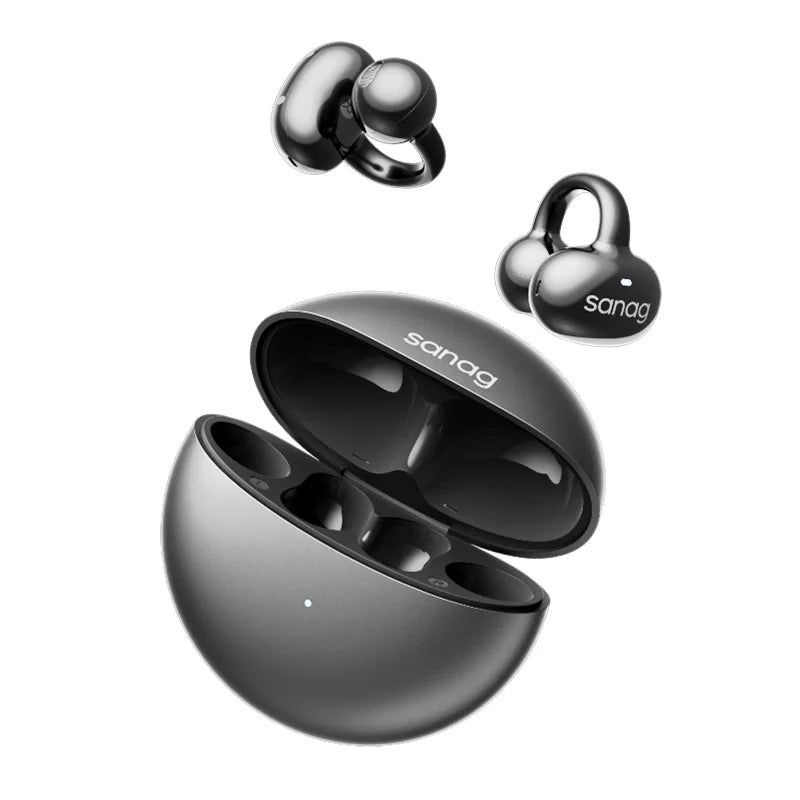 Sanag S6S Free Open Ear Clip on Earphones 3D Sound Bluetooth Headphones OWS Sport Wireless Headset Touch Control APP EQ Setting