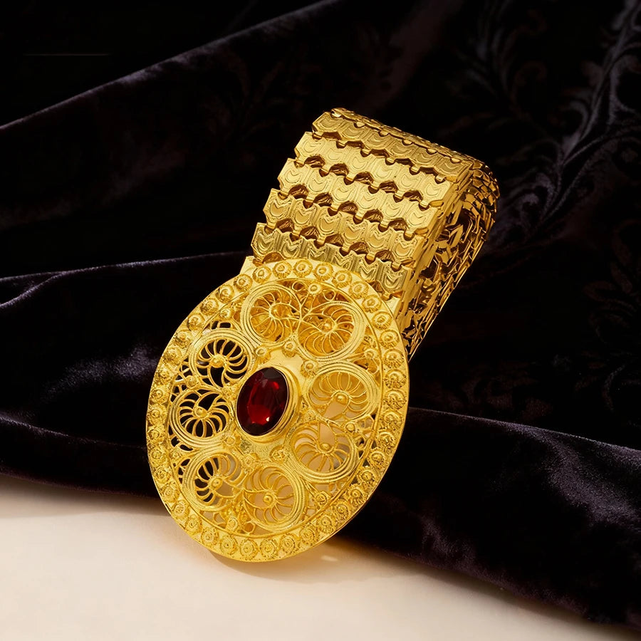 Gold Plated Turkish Soft Metal Belt Ethnic Caftan Wedding Sash Bridal Waist Chain Festival Outfit Accessory for Women