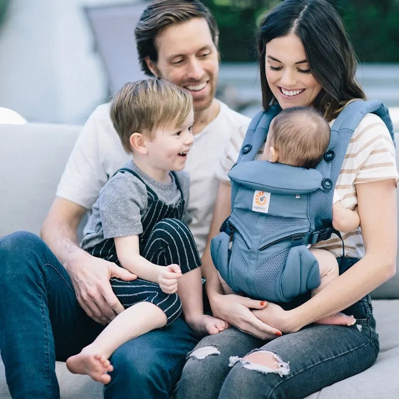 Ergobaby All Carry Positions Breathable mesh baby carrier, enhancing lumbar support and airflow (7-45 pounds)
