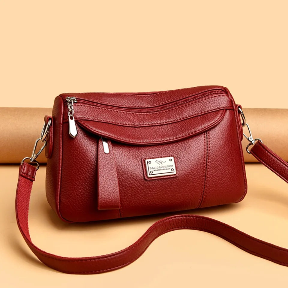 Designer Top Quality Soft Pu Leather Shoulder Bags for Women Luxury Women Bags Messenger Crossbody Sac Female Purses Handbags