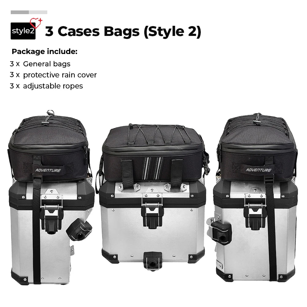 KEMIMOTO Top Bags for R1200GS LC For BMW R 1200GS LC R1250GS Adventure ADV F750GS F850GS Top Box Panniers Bag Case Luggage Bags