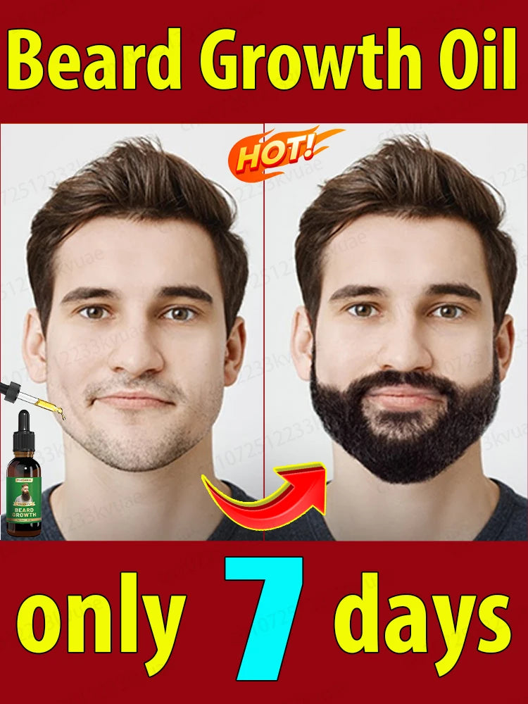 Make your beard thicker, longer and more mature with the latest beard growth liquid in 2025.