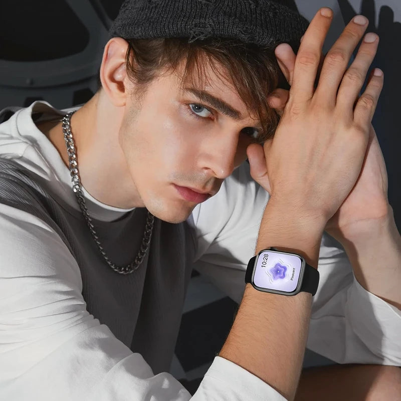 Silicone Band For Apple Watch strap 46mm 44mm 45mm 40mm 41mm 42-38mm 49mm sport bracelet iwatch series 11 10 9 8 7 6 5 SE Ultra3