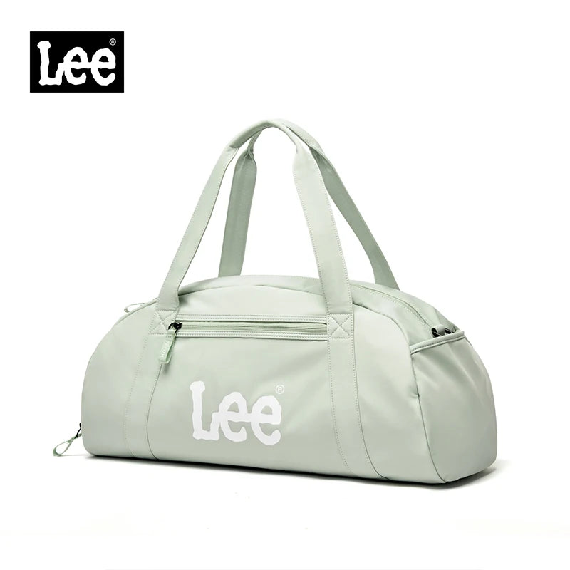 LEE Dry Pocket Sports Fitness Gym Bag for Women Men Large Capacity Waterproof Oxford Duffel Luggage Travel Bag Shoe Compartment