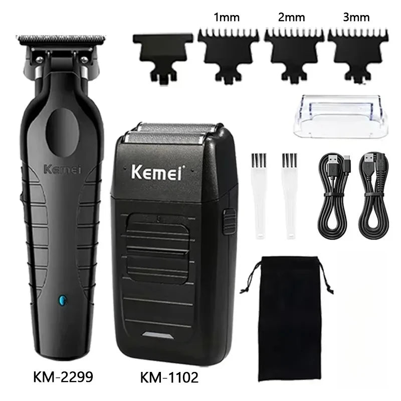 Kemei Hair Clipper KM-2296 KM-2299 KM-1102 Electric Shaver Hair Cutting Machine Professional
